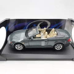 【固定テープ付】1/18 BMW 645 Ci カブリオレ シルバー Maisto ダイキャストミニカー 外箱付きのサムネイル