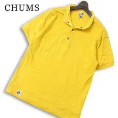 CHUMS チャムス 春夏★ 【ハリケーントップ】  半袖 プルオーバー スウェット ポロシャツ 大きいサイズ Sz.XL メンズ 黄色系のサムネイル