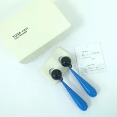 TOGA PULLA トーガ モチーフイヤリング ボール 水色 青 ブルーのサムネイル