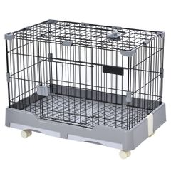 うさぎケージ　ウサギケージ　小動物　ペット用品　ペットケージ　グレー うさぎケージ ウサギケージ 小動物 ペット用品 ペットケージ グレー
