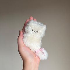とけそうな、ねこ ( おまんじゅう ) 猫 ぬいぐるみ テディベア