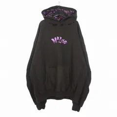 カタリスト CVTVLIST × マイン MYne Usual Logo Hoodie アンダークロス スウェット フーディ パーカー ダメージ加工 2 ブラック 黒 GCLHD104 のサムネイル