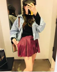 BIRD by JUICY COUTURE バーガンディ キュロットのサムネイル