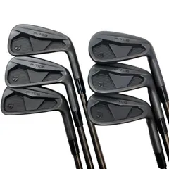 【中古】 テーラーメイド Taylor Made P・7CB(2024) Designer Series BLACK 6S アイアンセット IR NS PRO MODUS3 TOUR120 (フレックスS) メンズ 男性用 右利き 右用 Cランク ゴルフクラブのサムネイル