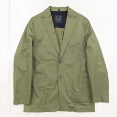 T-JACKET ティージャケット テーラードジャケット コットン テンセル グリーン イタリア製 メンズ M b02318のサムネイル