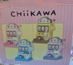 海外限定 ちいかわスロットマシン うさぎ、ハチワレ、ちいかわ3点