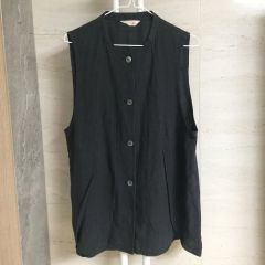 トリココムデギャルソン ヴィンテージ 黒 墨黒ジレ ノースリーブ