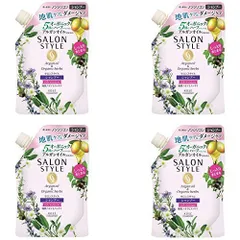 【まとめ買い】KOSE コーセーSALON STYLE(サロンスタイル) ノンシリコンシャンプー (リッチモイスチュア) 詰め替え 360ml (4個) のサムネイル