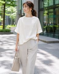 S Max Mara】リネン混 ノースリーブ ワンピース 40 L ネイビー ラミー