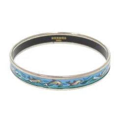 エルメス エマイユPM イルカ メタル シルバー ブルー バングル ブレスレット 0165 HERMESのサムネイル