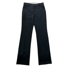 Louis Vuitton Made in France Viscose/Silk Flat Front Flare Trousers NAVY (実寸 W30)のサムネイル