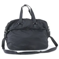 美品 アニエスベー 2WAY ボストン バッグ 斜め掛け 出張 旅行 トート ショルダー メッセンジャー ブラック 黒 メンズ RIM EE22-9【中古】のサムネイル