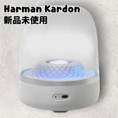 新品未使用 Harman Kardon ハーマンカードン AURA STUDIO 4 Wireless Bluetooth ワイヤレス 全方位型 スピーカー アンビエントライティング サブウーファー内蔵 ホワイトのサムネイル