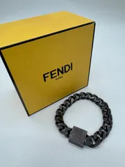【超美品】 FENDI フェンディ FF チェーン ブレスレット P3426のサムネイル