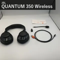 JBL ジェービーエル QUANTUM 350 ワイヤレス ゲーミングヘッドセット JBLQ350WLBLK ブラック 2.4GHz 7.1chサラウンド 低遅延 着脱式マイク PC PS 国内正規品 最大22時間再生のサムネイル