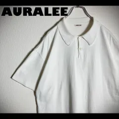 AURALEE ポロシャツ A7SP01HK 無地 白 サイズ4のサムネイル