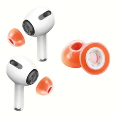 【新バージョン】KASOTT AirPods Pro イヤーチップ 専用【第1/第2世代対応】イヤーピース 高遮音 & ノイズキャンセリング性能向上 | ハイグレード LSR液体シリコーンゴム 形状記憶フォーム 低反発イヤホンカバー| 落下防止 滑り止め 耳あのサムネイル