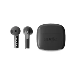 SUDIO N2 (ブラック) ワイヤレスイヤホン インナーイヤー型 (Bluetooth5.3 / マイク付き/iOS Android 対応 / IPX4レベル 防水) パッシブノイズキャンセリング タイプC 国内正規品のサムネイル