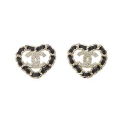 新品未使用】CHANEL シャネル イヤリング ハート デニム CCマーク 