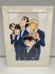 青山剛昌 あだち充 コラボ表紙特製複製原画 名探偵コナンMIX まじっく