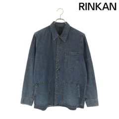 クロムハーツ LAST BITE クロスボールボタンデニム長袖シャツ メンズ M