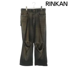 バレンシアガ  697828 TMW24 デストロイ加工スケートデニムパンツ メンズ Sのサムネイル