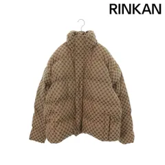 バレンシアガ ×グッチ GUCCI  681885 TLO53 The Hacker Project BB総柄パフィブルゾン メンズ 44のサムネイル