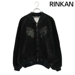 ダブレット  25AW  FLOCKED DENIM SOUVENIR JACKET デニムスカジャンブルゾン メンズ Sのサムネイル