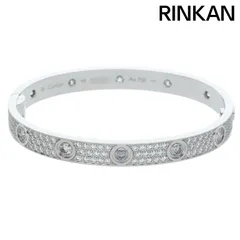 カルティエ  LOVE BRACELET PAVE DIAMONDS ラブブレス K18WG PAVEダイヤ ラブブレスレット メンズ 16のサムネイル