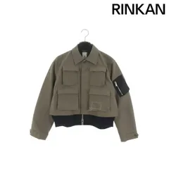 サカイ ×ダブルタップス WTAPS  Cotton Back Satin x Nylon Twill Jacket 25-07770 コットンバックサテンナイロンツイルブルゾン レディース 1のサムネイル