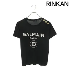 バルマン ショルダーボタンフロッキーロゴTシャツ レディース XSのサムネイル