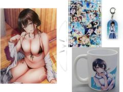 [Used] Miscellaneous Goods [Single Item] 4-Piece Bonus Set "PC/Switch Software School Uniform Girlfriend 2 Mio Passion BOX Famitsu DX Pack" Included Bonus