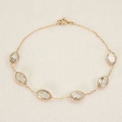 現行品 グッチ ダイアゴナル ID プレート 喜平 ブレスレット 24-2886