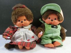 ふたごのモンチッチ ベンチ 1974年 日本製 monchhichi セキグチ - メルカリ