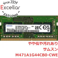 bn:5] SAMSUNG ノート用 M471A1G44CB0-CWE SODIMM DDR4 PC4-25600 8GB