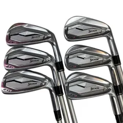 【中古】 ダンロップ SRIXON ZX5 6S アイアンセット IR 純正特注シャフト (フレックスS) メンズ 男性用 右利き 右用 Cランク ゴルフクラブのサムネイル