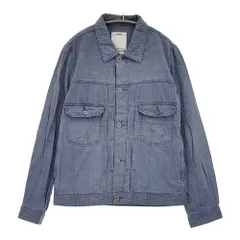 VISVIM 101 JKT INDIGO CHECK 0114305013002 日本製 サイズ2 コットンリネン チェック ジャケット ブルー ブラウン メンズ ビズビム/ヴィズヴィム【中古】6-0630M♪のサムネイル