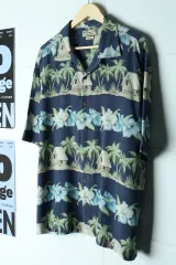 (L-XL) 퓨셔스 半袖 シャツ シャツ 90S年代 USA ヤシの木-H34739のサムネイル