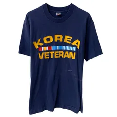 90s USA製 FRUIT OF THE LOOM 半袖 プリントTシャツ L ネイビー フルーツオブザルーム プルオーバー 90年代カットソー 夏物 a807-5842のサムネイル