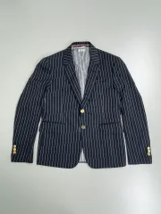 正規品 Thom Browne トム・ブラウン ピンストライプ ハイ ツイスト スポーツコート ブレザー ジャケットのサムネイル