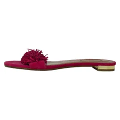 AQUAZZURA(アクアズーラ) サンダル 36 レディース ピンク フリンジのサムネイル