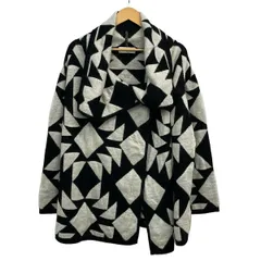 PaulSmith(ポールスミス) コート サイズM レディース - 白×黒 長袖/ニット/秋のサムネイル