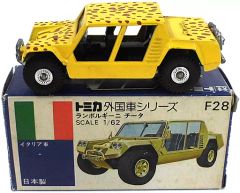 青箱トミカF28-2-2》ランボルギーニ・チーター【ブラウン豹柄】未使用