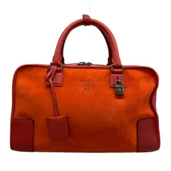 LOEWE(ロエベ) ハンドバッグ アマソナ36 レッド×ピンク レザーのサムネイル