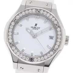 ウブロ HUBLOT 581.NE.2010.RW.1104 クラシックフュージョン チタニウム ダイヤベゼル クォーツ レディース 内箱付き_965046のサムネイル