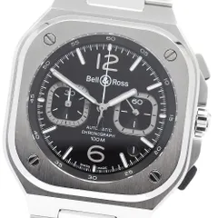 ベル＆ロス Bell＆Ross BR05C-BL-ST/SST BR05 ブラックスティール クロノグラフ 自動巻き メンズ 良品 箱・保証書付き_959728のサムネイル