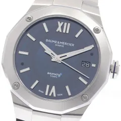 ボーム&メルシェ Baume & Mercier 65899/M0A10616 リビエラ ボーマティック デイト 自動巻き メンズ 美品 保証書付き_962163のサムネイル