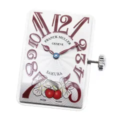 フランクミュラー FRANCK MULLER ロングアイランドサクラ ムーブメント Cal.772 クォーツ レディース 美品 _935635のサムネイル