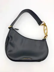 CHARLES & KEITH チャールズ アンド キース アシメトリック ショルダー バッグ 黒 ■■ レディースのサムネイル