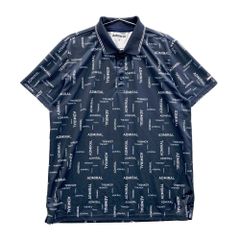 定価20900円 ブリーフィング モノグラムハイネックシャツ L ネイビー
